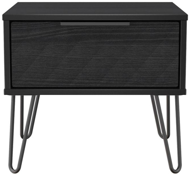 Harlequin 4 Piece Bedroom Set with Black Hairpin Legs