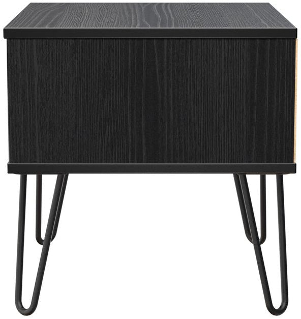 Harlequin 4 Piece Bedroom Set with Black Hairpin Legs