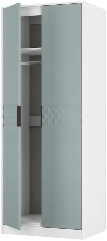 Harlequin 3 Piece Bedroom Set with Black Hairpin Legs