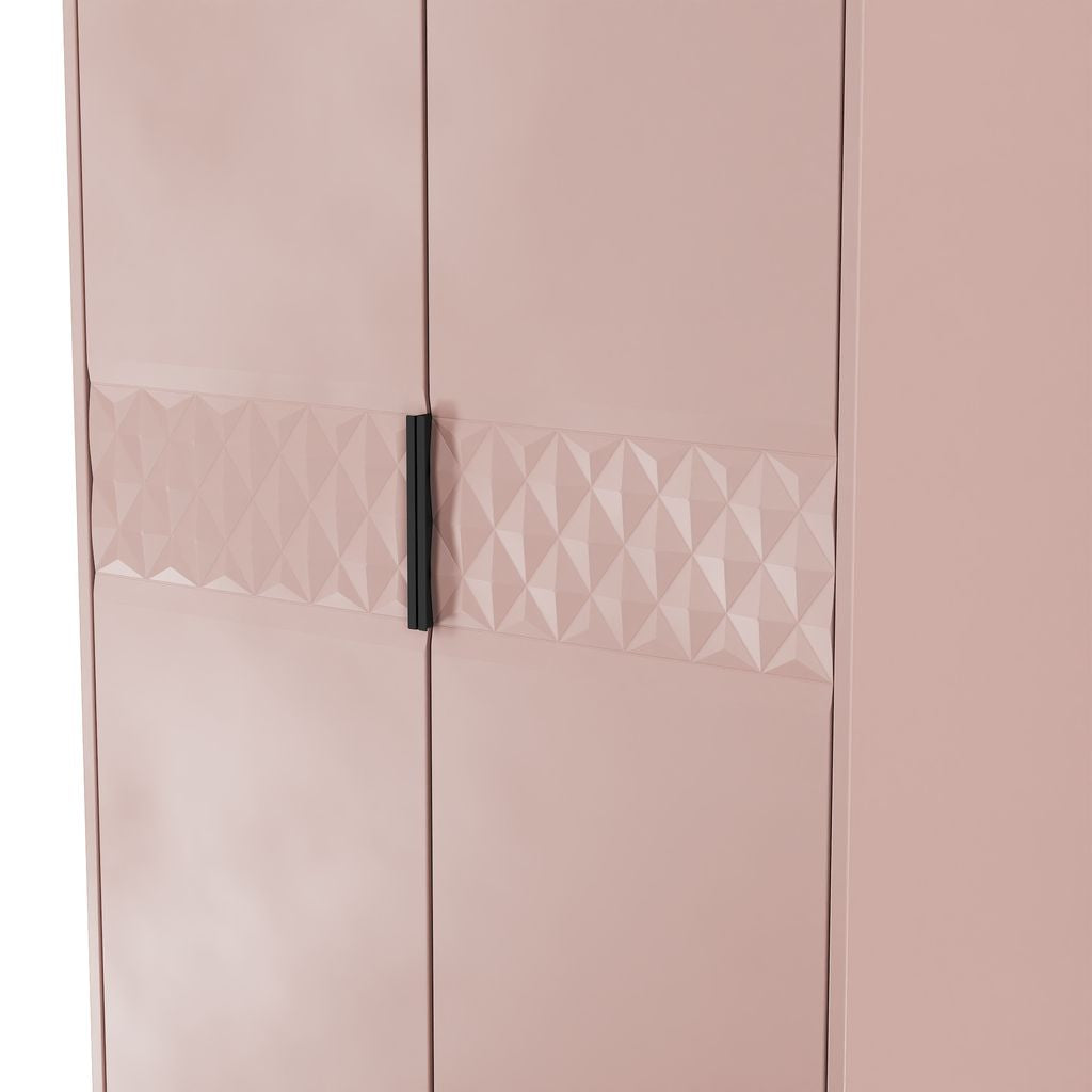 Harlequin 3 Piece Bedroom Set with Black Hairpin Legs