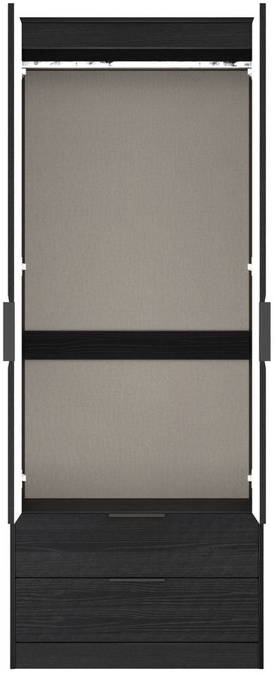 Harlequin 4 Piece Bedroom Set with Black Hairpin Legs