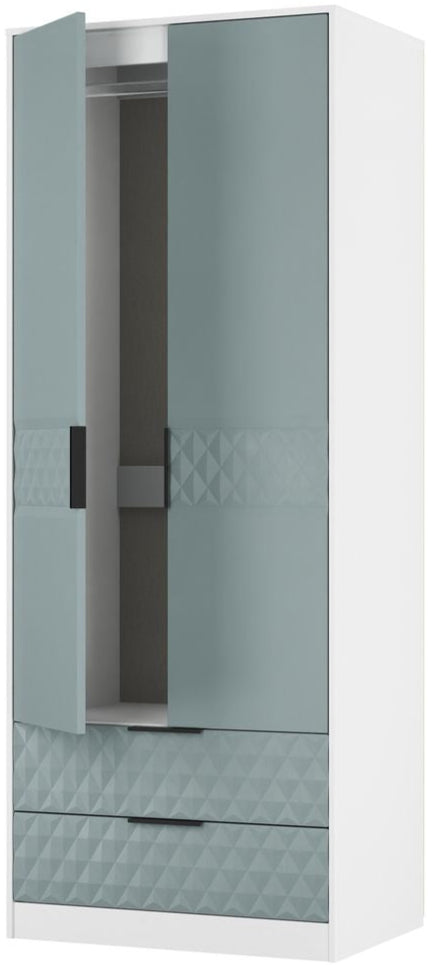 Harlequin 4 Piece Bedroom Set with Black Hairpin Legs