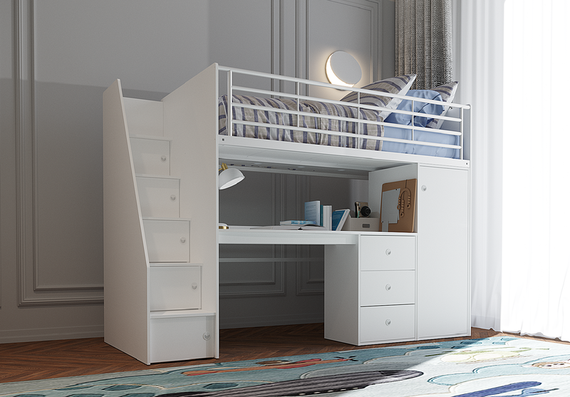 Dakota High Sleeper Bed with Desk