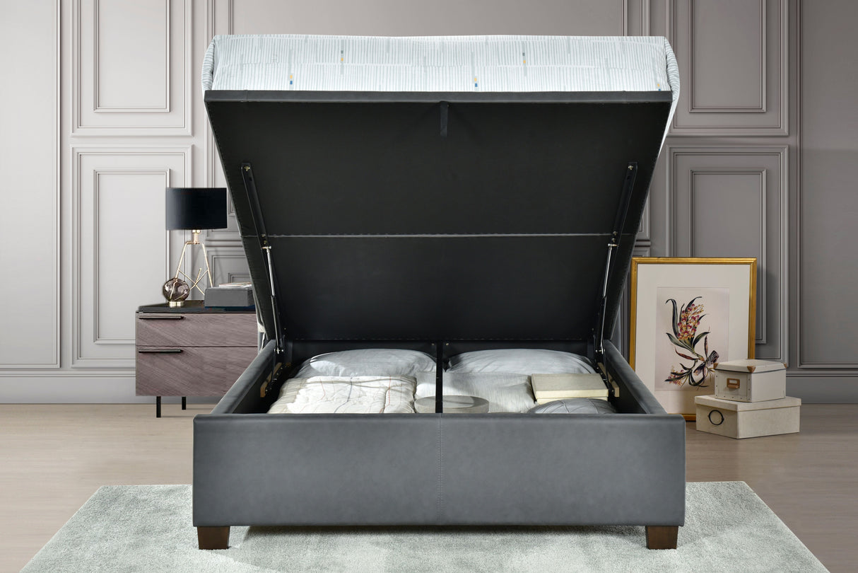 Ashleigh Ottoman Pillowback Bed Frame