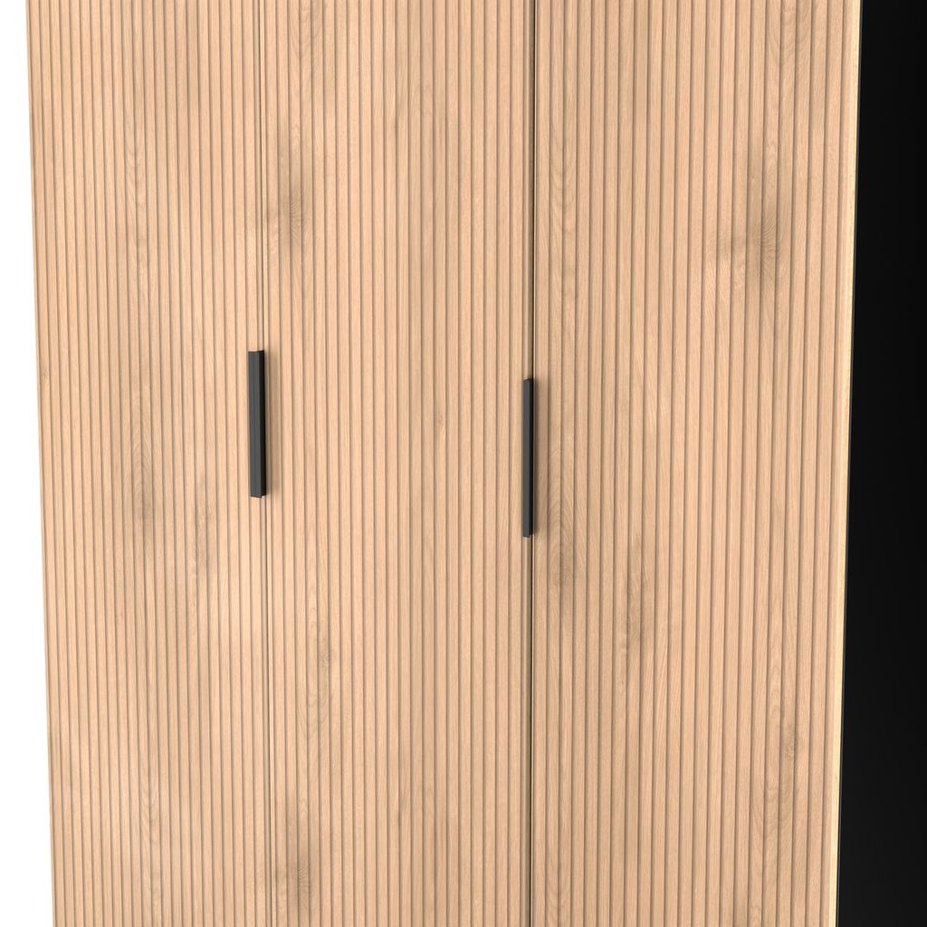 Java Tall 3 Door Triple Wardrobe