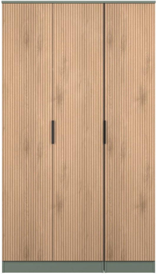 Java Tall 3 Door Triple Wardrobe