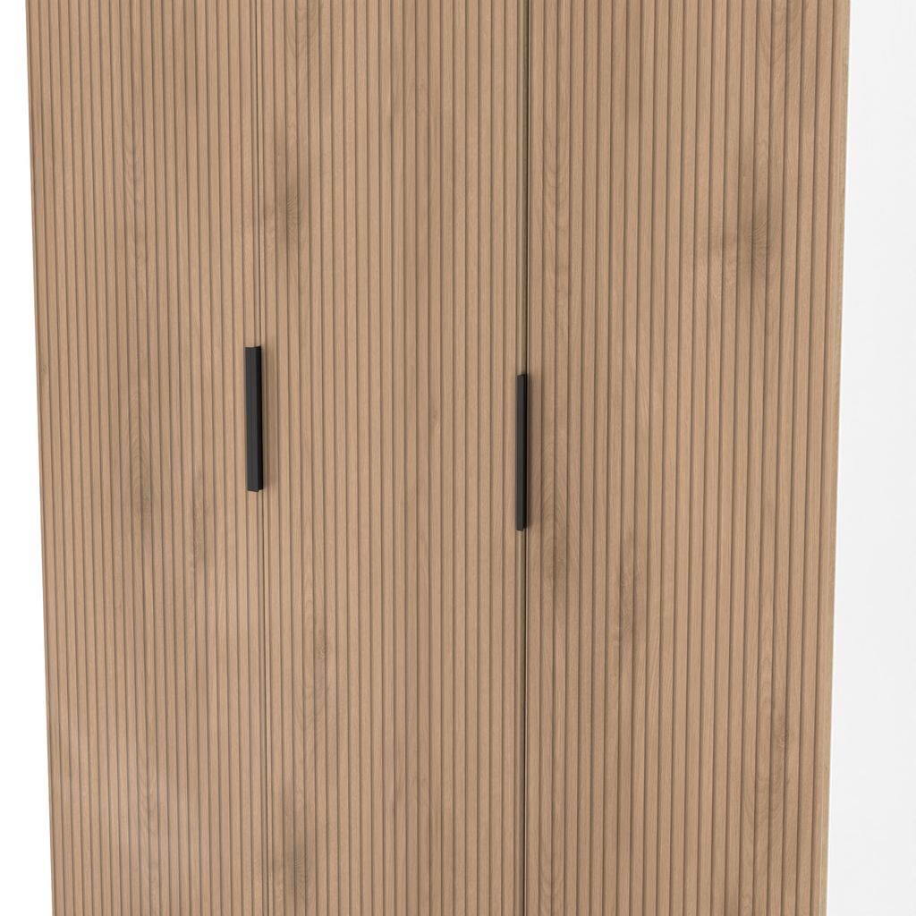 Java Tall 3 Door Triple Wardrobe
