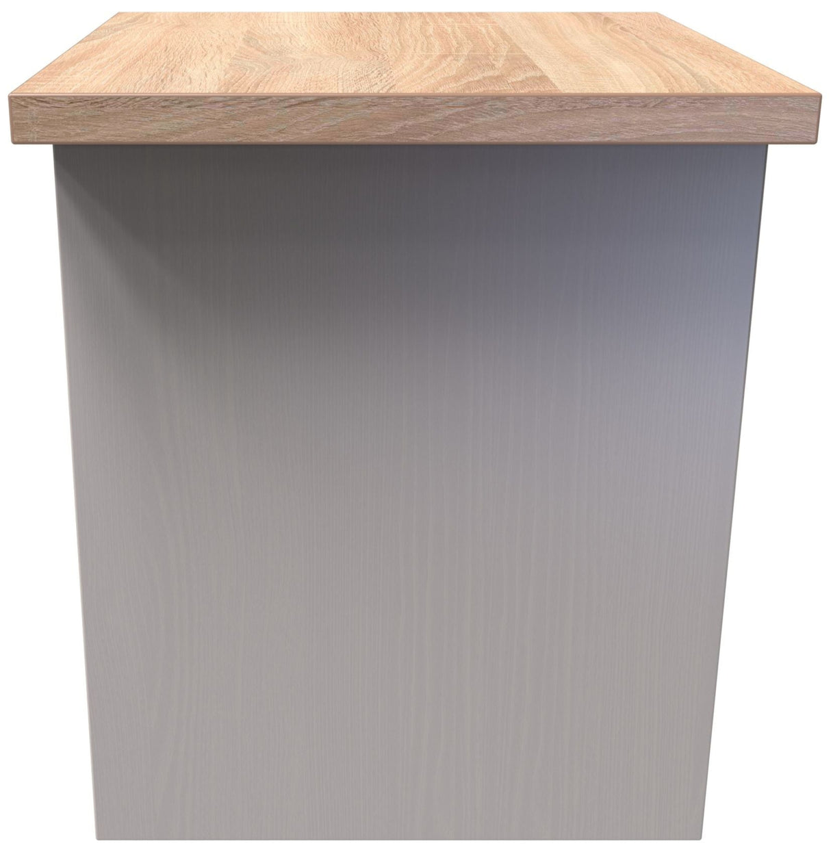 Vienna Lamp Table with Shelf and Oak Top