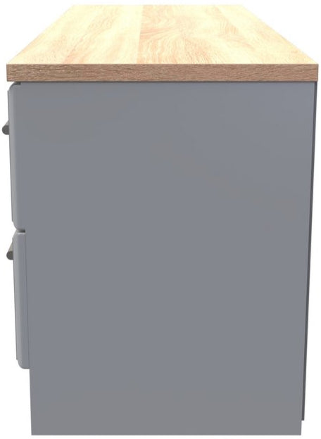 Kent 4 Drawer Bed Box with Oak Top