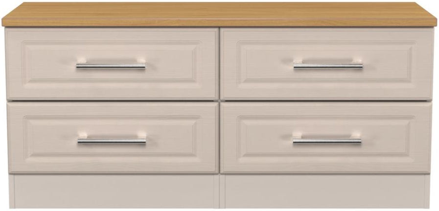 Kent 4 Drawer Bed Box with Oak Top
