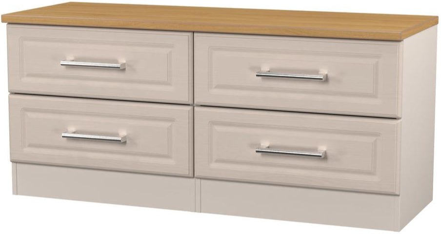 Kent 4 Drawer Bed Box with Oak Top