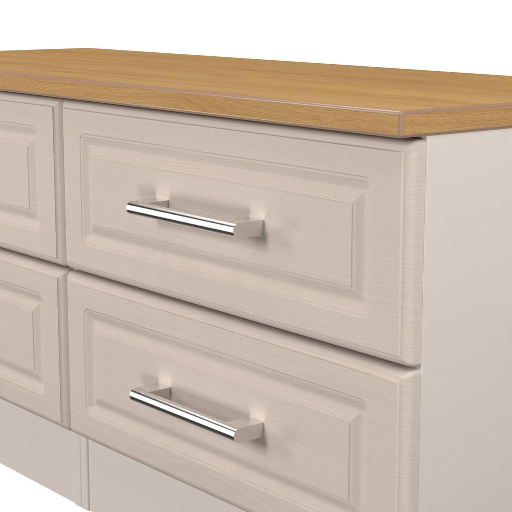 Kent 4 Drawer Bed Box with Oak Top