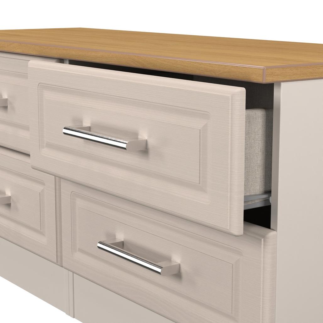 Kent 4 Drawer Bed Box with Oak Top