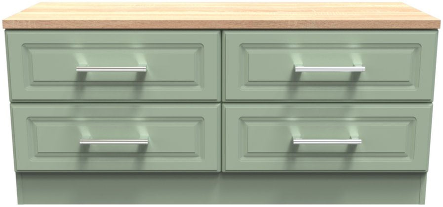 Kent 4 Drawer Bed Box with Oak Top