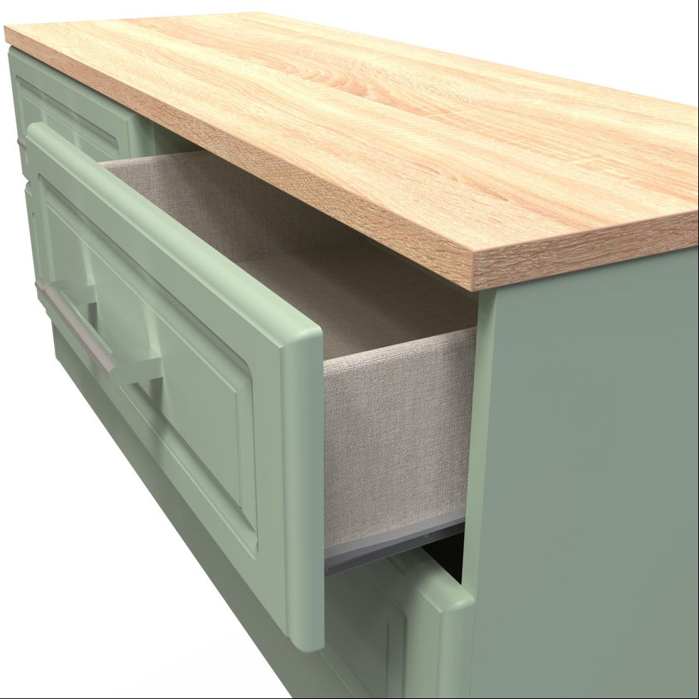 Kent 4 Drawer Bed Box with Oak Top