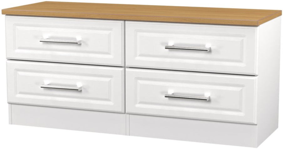 Kent 4 Drawer Bed Box with Oak Top