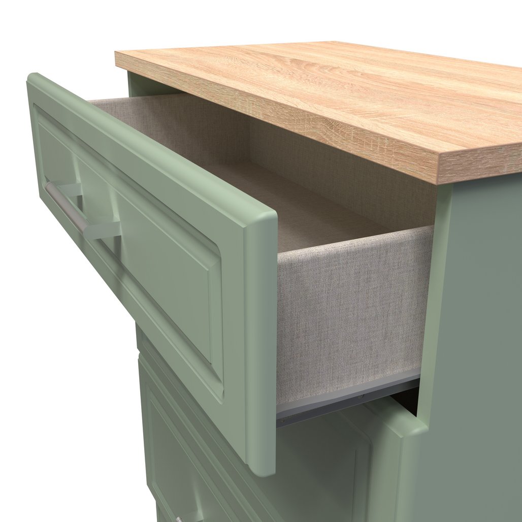 Kent 3 Drawer Deep Chest with Oak Top