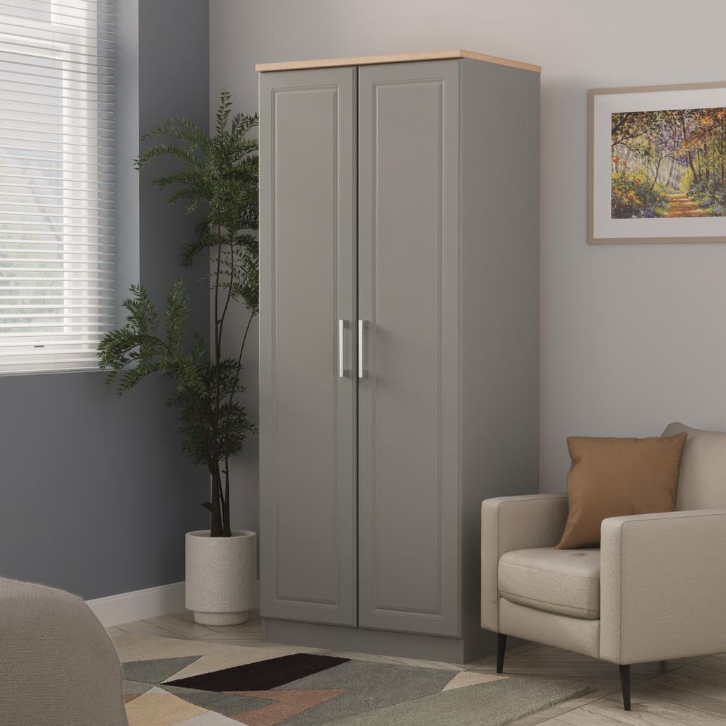 Kent 2 Door Double Wardrobe