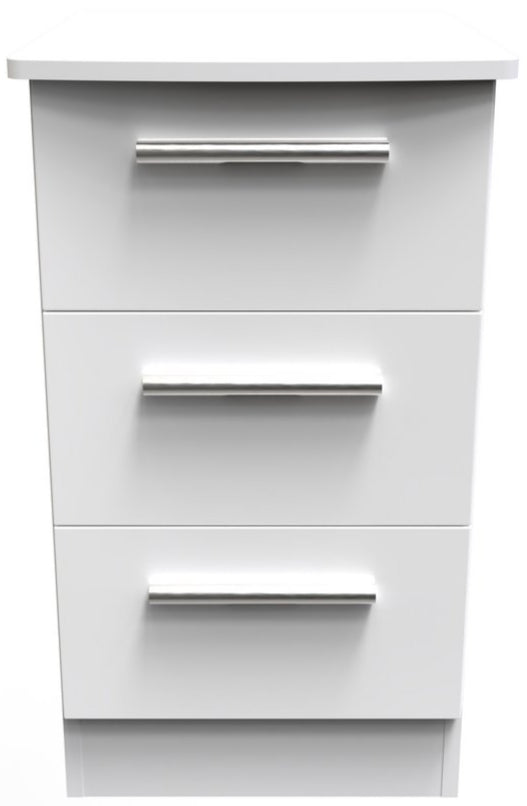 Knightsbridge 3 Drawer Bedside Table