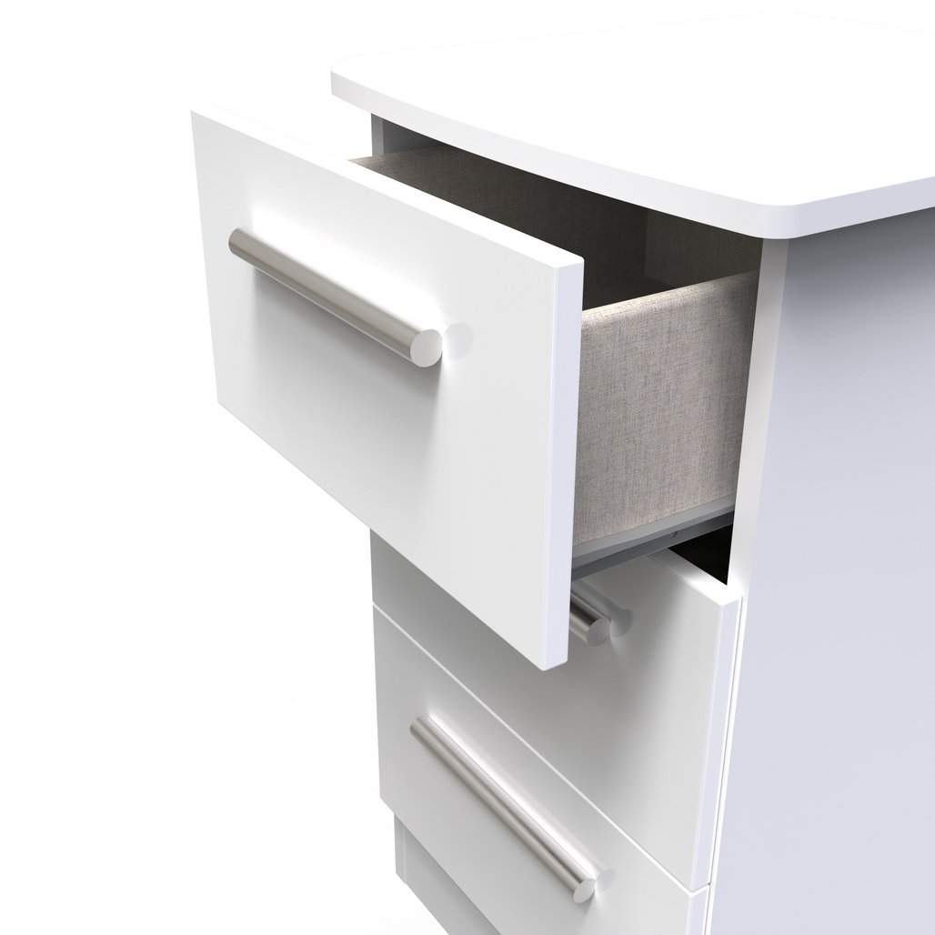 Knightsbridge 3 Drawer Bedside Table