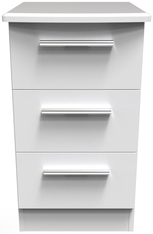 Knightsbridge 3 Drawer Bedside Table