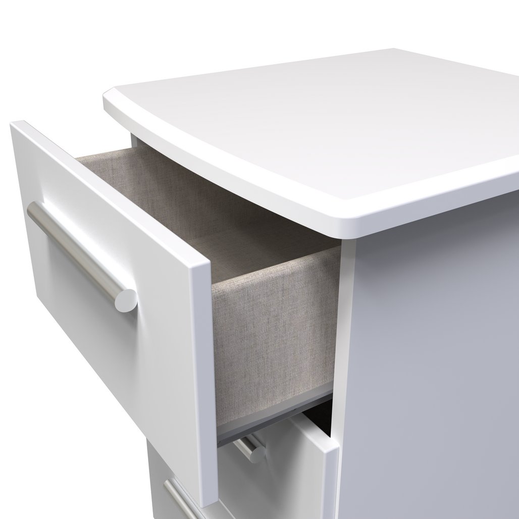 Knightsbridge 3 Drawer Bedside Table