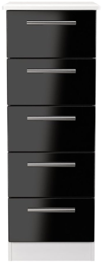 Knightsbridge 5 Drawer Bedside Table