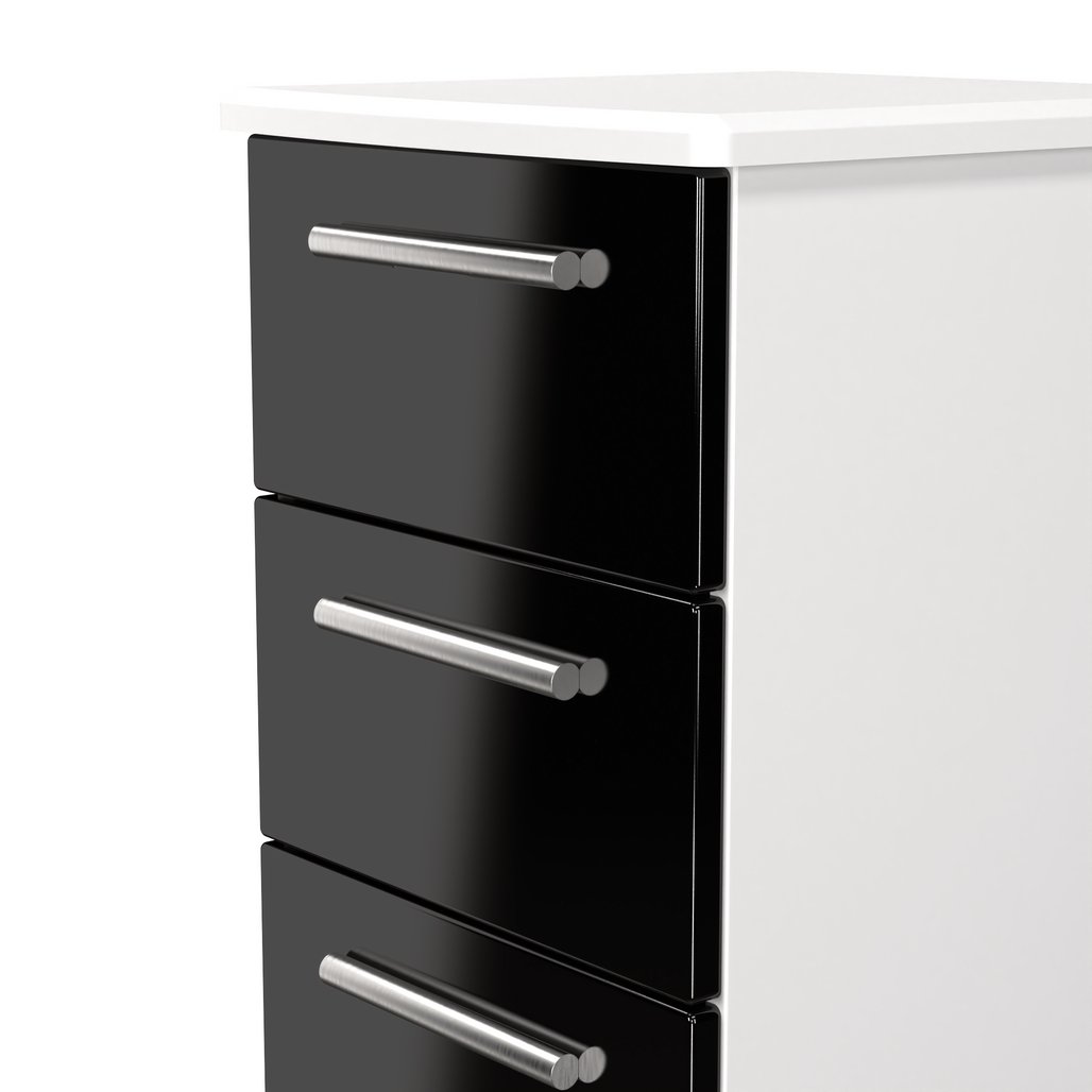 Knightsbridge 5 Drawer Bedside Table