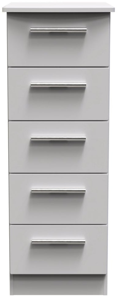 Knightsbridge 5 Drawer Bedside Table