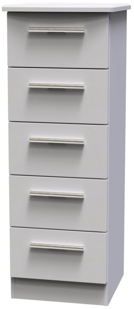 Knightsbridge 5 Drawer Bedside Table
