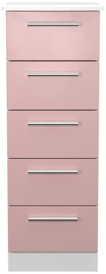 Knightsbridge 5 Drawer Bedside Table