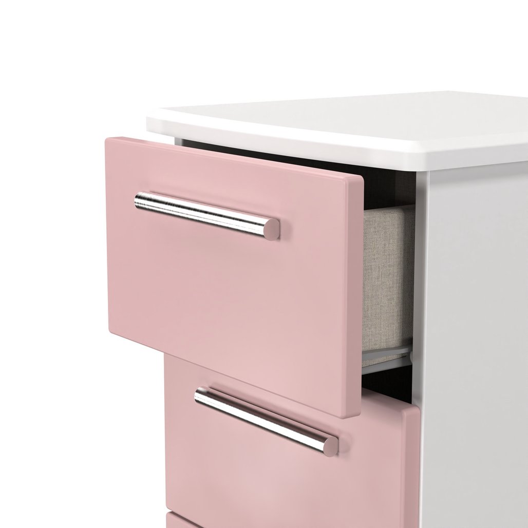 Knightsbridge 5 Drawer Bedside Table