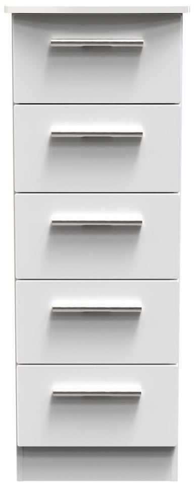 Knightsbridge 5 Drawer Bedside Table