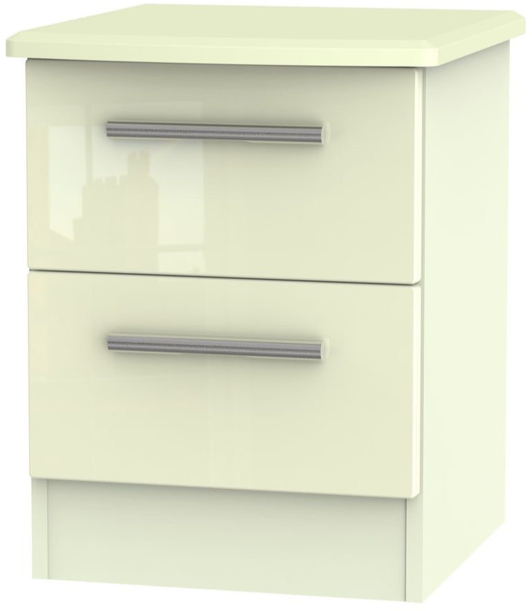 Knightsbridge 2 Drawer Bedside Table