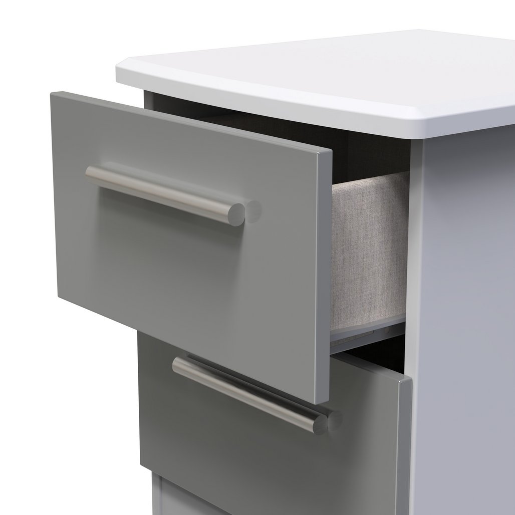 Knightsbridge 2 Drawer Bedside Table