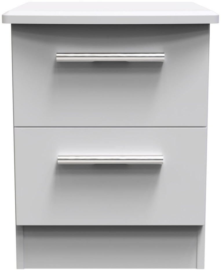 Knightsbridge 2 Drawer Bedside Table