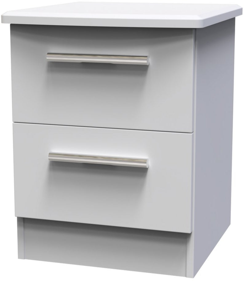 Knightsbridge 2 Drawer Bedside Table