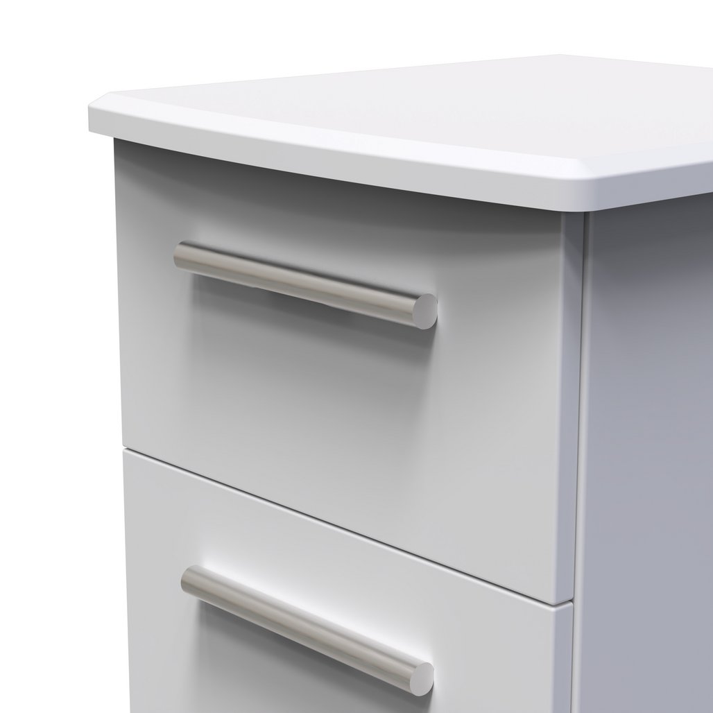 Knightsbridge 2 Drawer Bedside Table