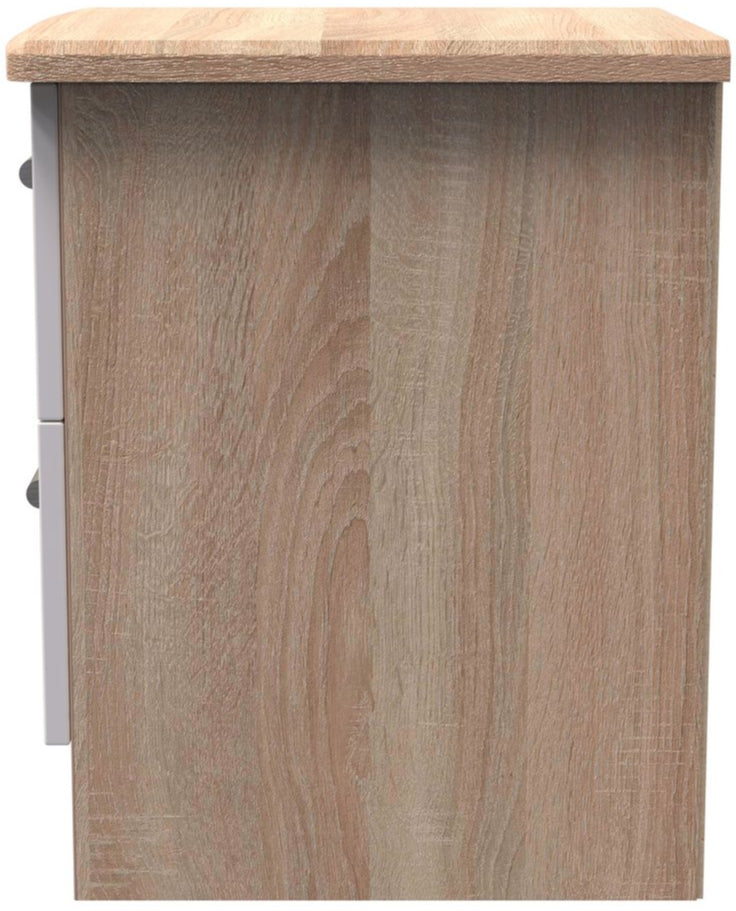 Knightsbridge 2 Drawer Bedside Table