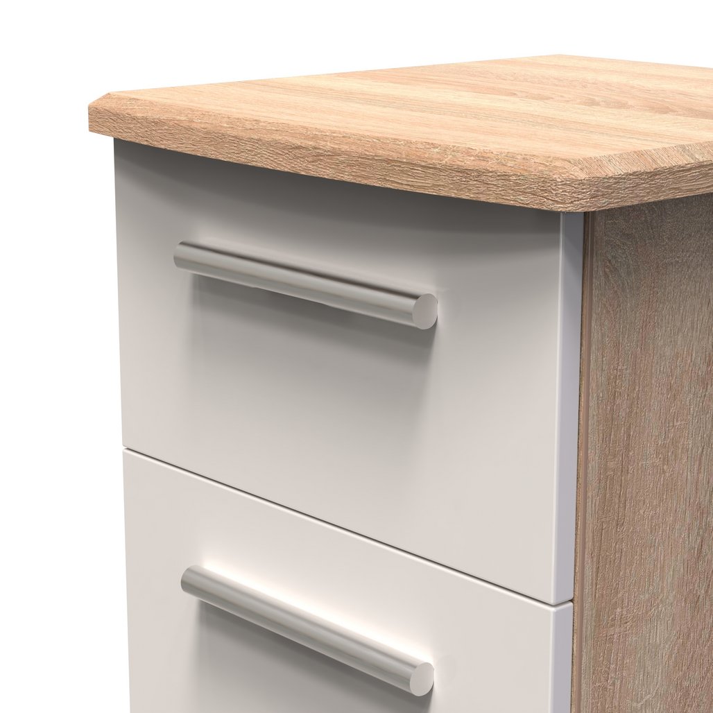 Knightsbridge 2 Drawer Bedside Table