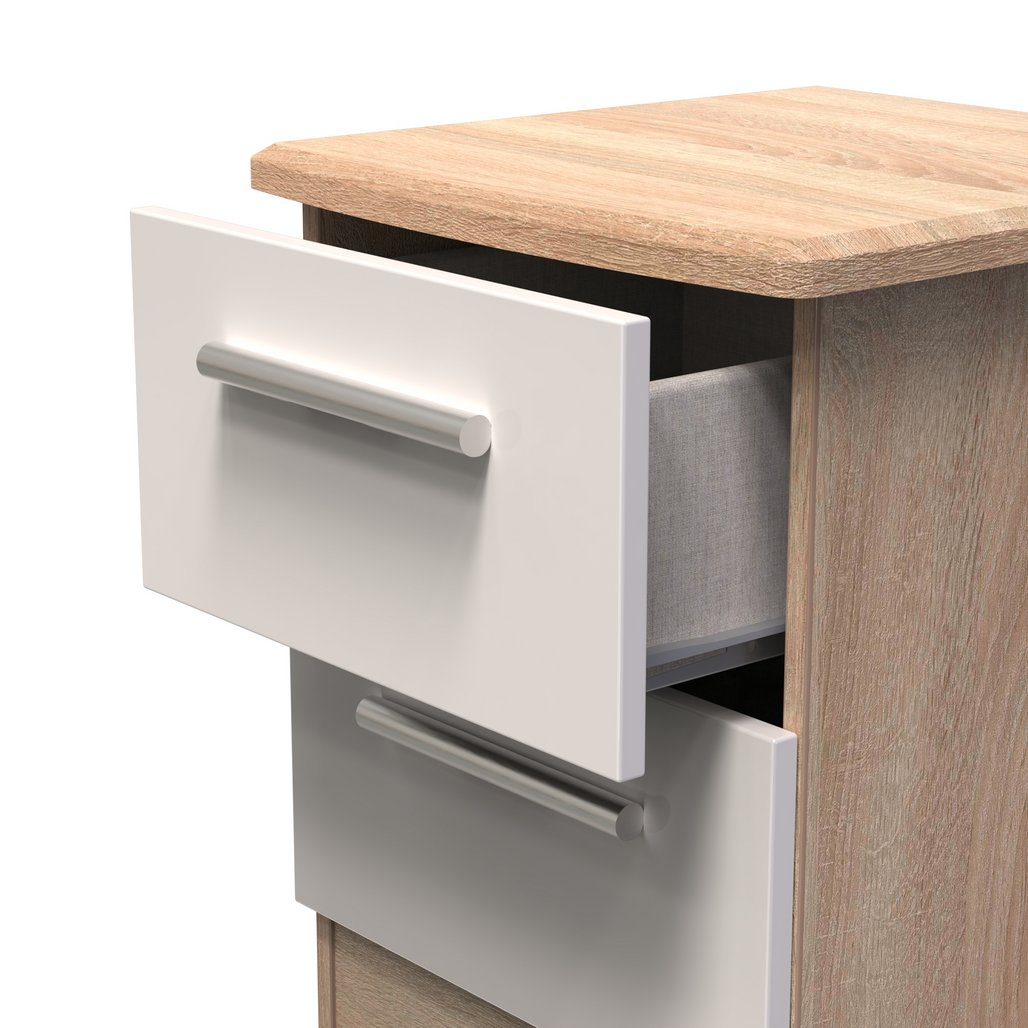 Knightsbridge 2 Drawer Bedside Table