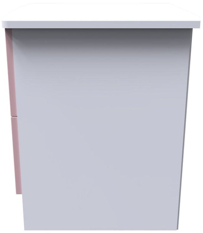 Knightsbridge 2 Drawer Bedside Table