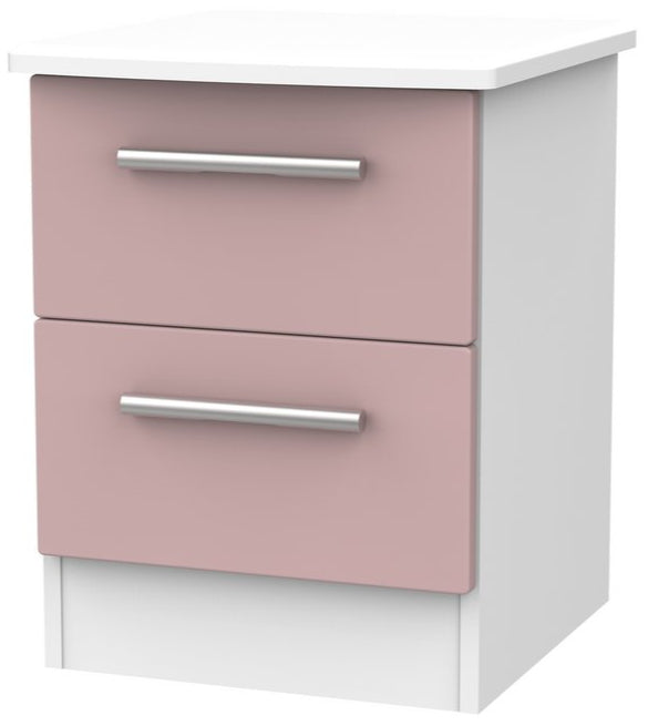 Knightsbridge 2 Drawer Bedside Table