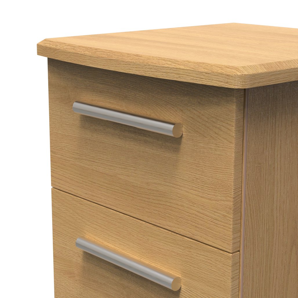 Knightsbridge 2 Drawer Bedside Table