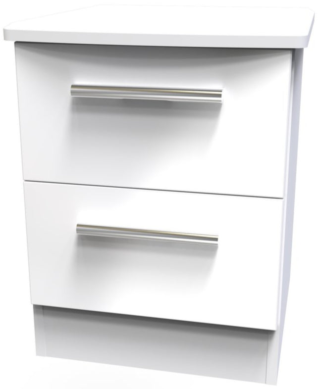 Knightsbridge 2 Drawer Bedside Table
