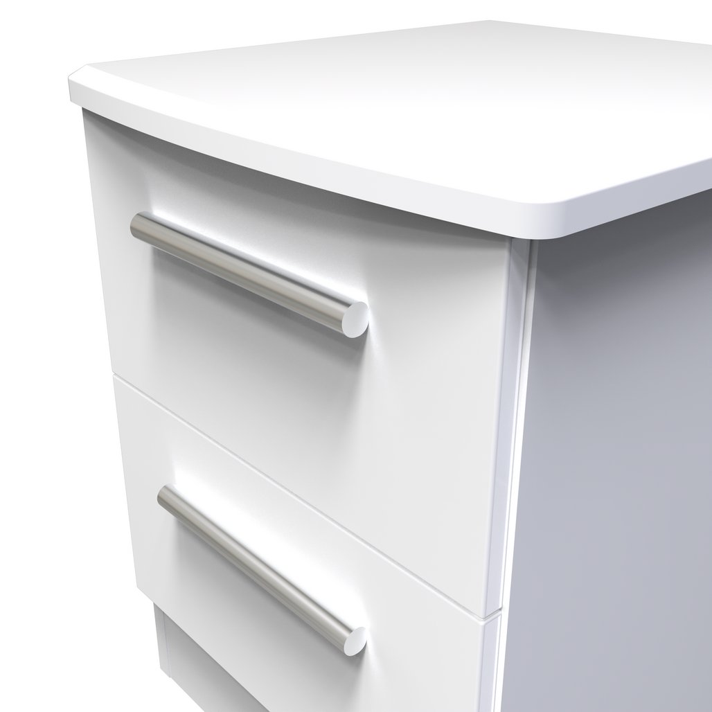 Knightsbridge 2 Drawer Bedside Table