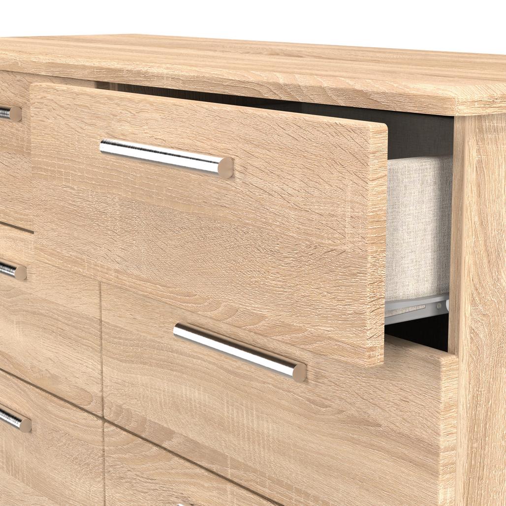 Knightsbridge 6 Drawer Midi Chest
