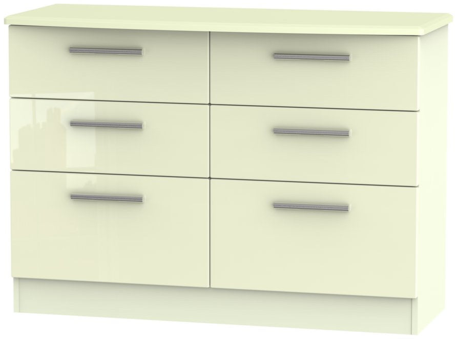 Knightsbridge 6 Drawer Midi Chest