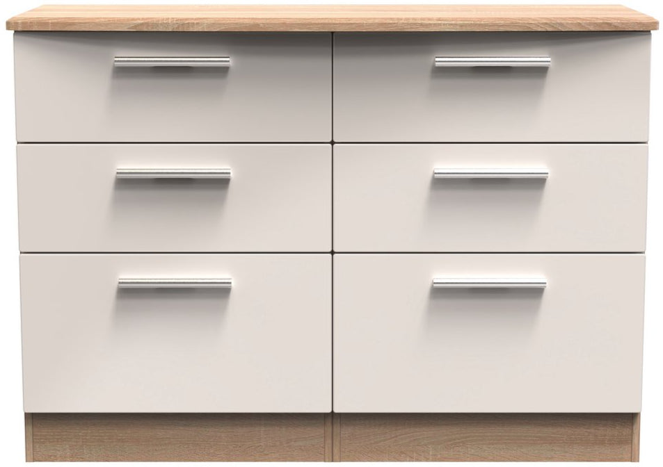 Knightsbridge 6 Drawer Midi Chest