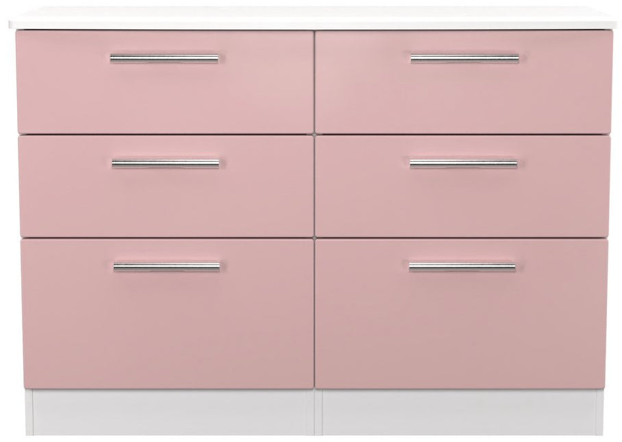 Knightsbridge 6 Drawer Midi Chest